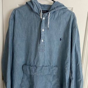 Men’s Denim Polo Shirt